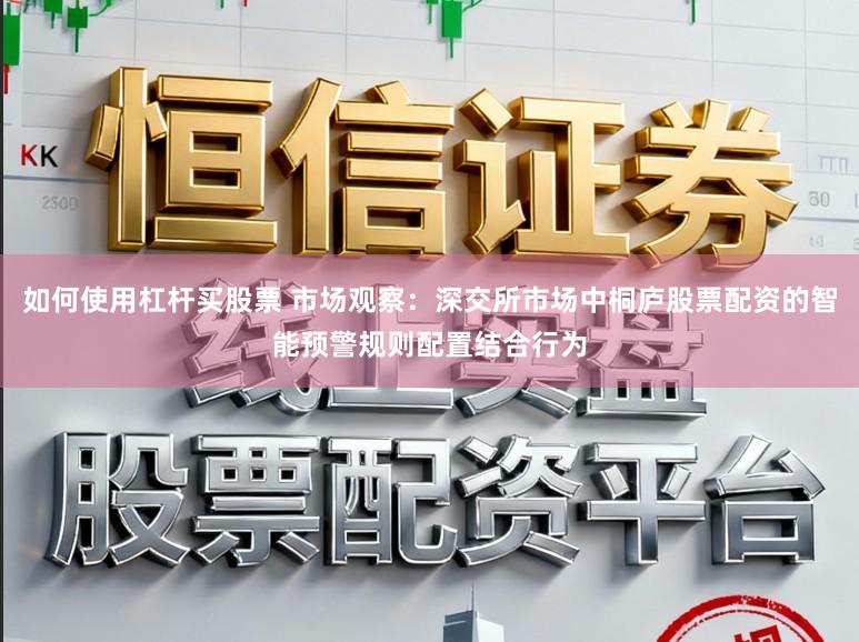 如何使用杠杆买股票 市场观察：深交所市场中桐庐股票配资的智能预警规则配置结合行为